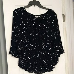 Star Print Gap blouse
